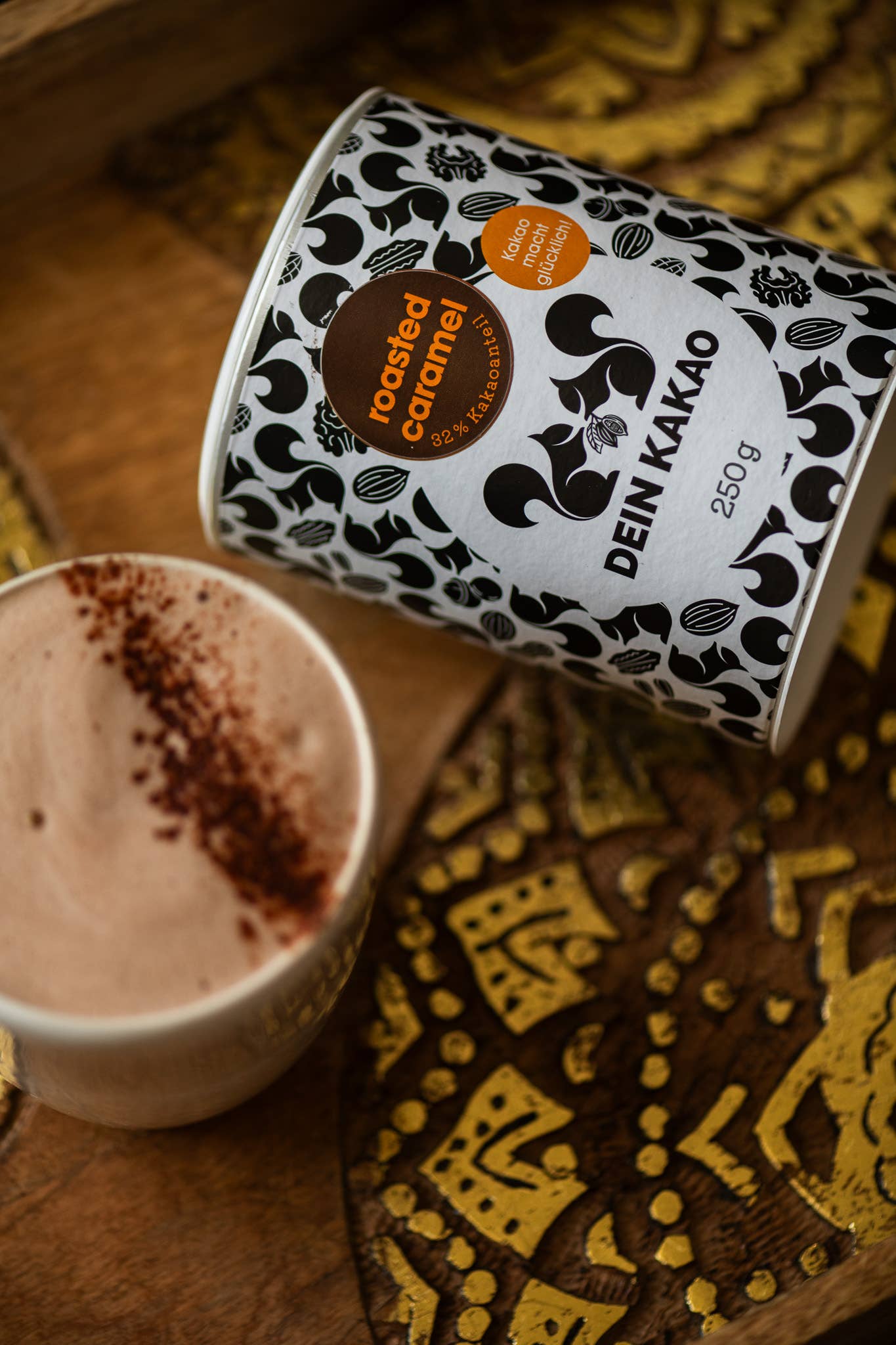 Roasted caramel Schokoladenpulver | Dein Kakao | Karamell