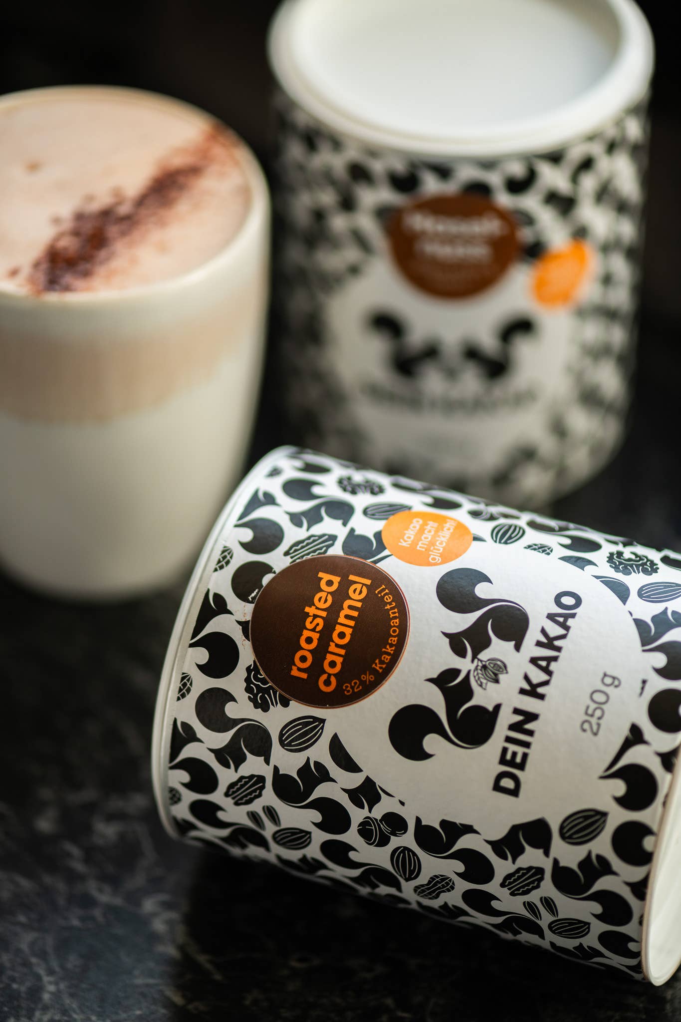 Roasted caramel Schokoladenpulver | Dein Kakao | Karamell