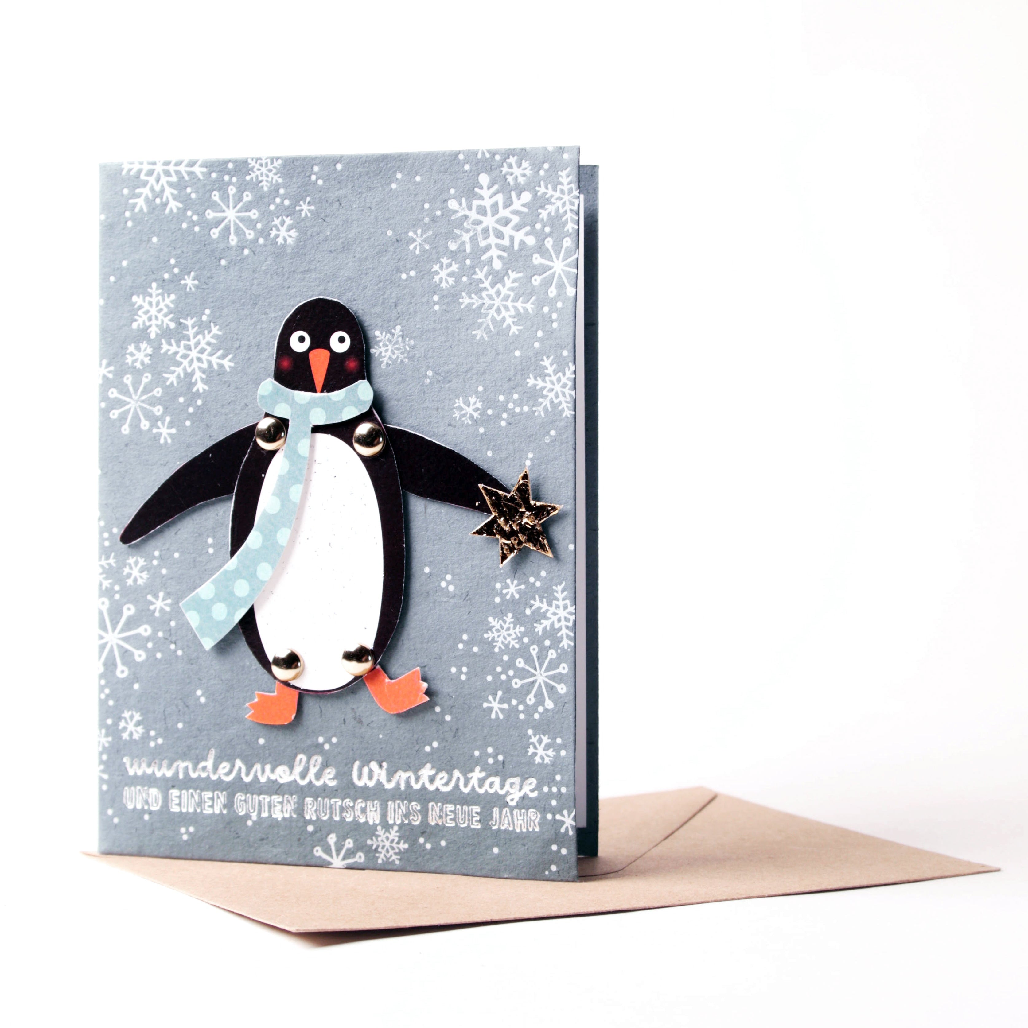 Good old friends Winterhampelkarte