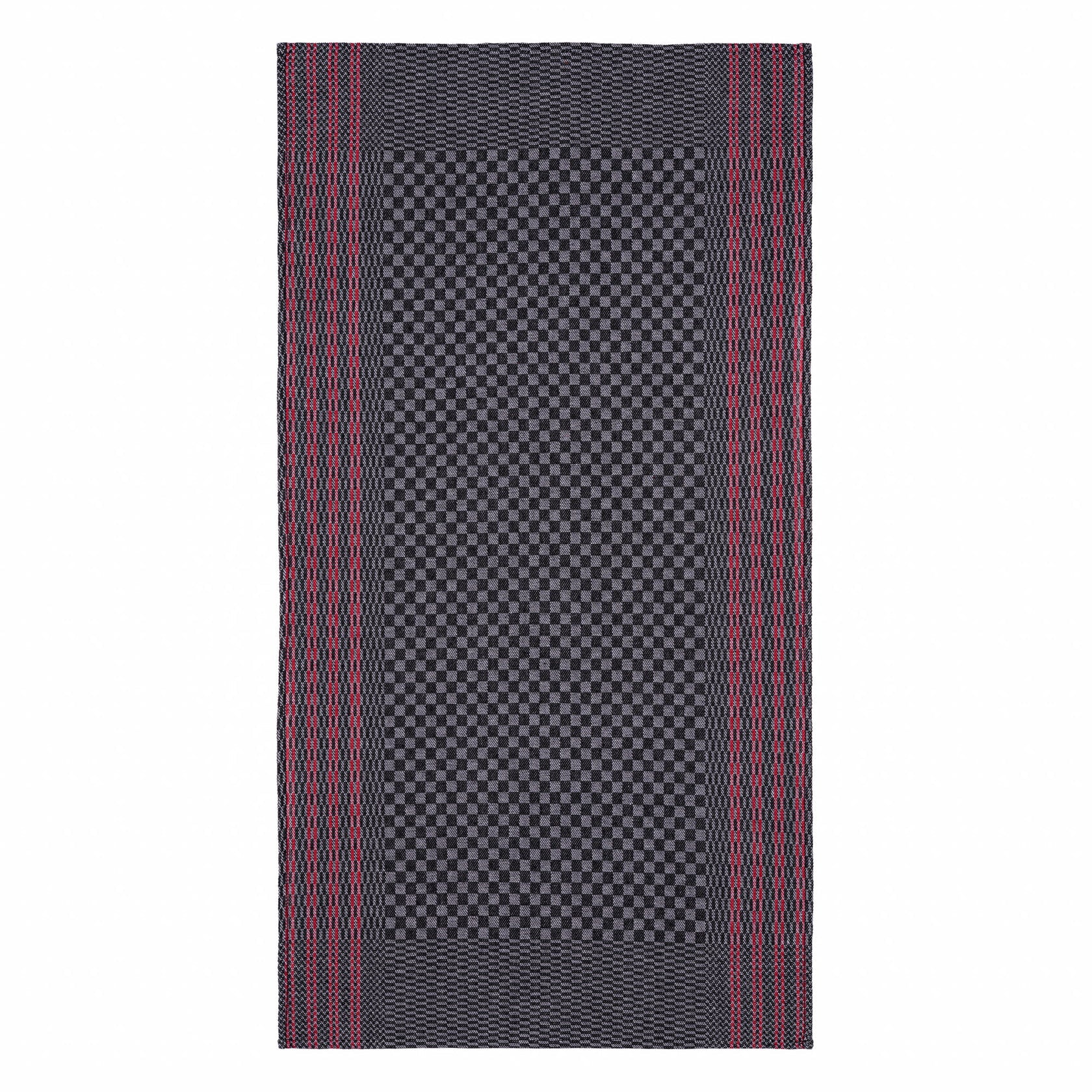 Grubentuch Schwarz Rot