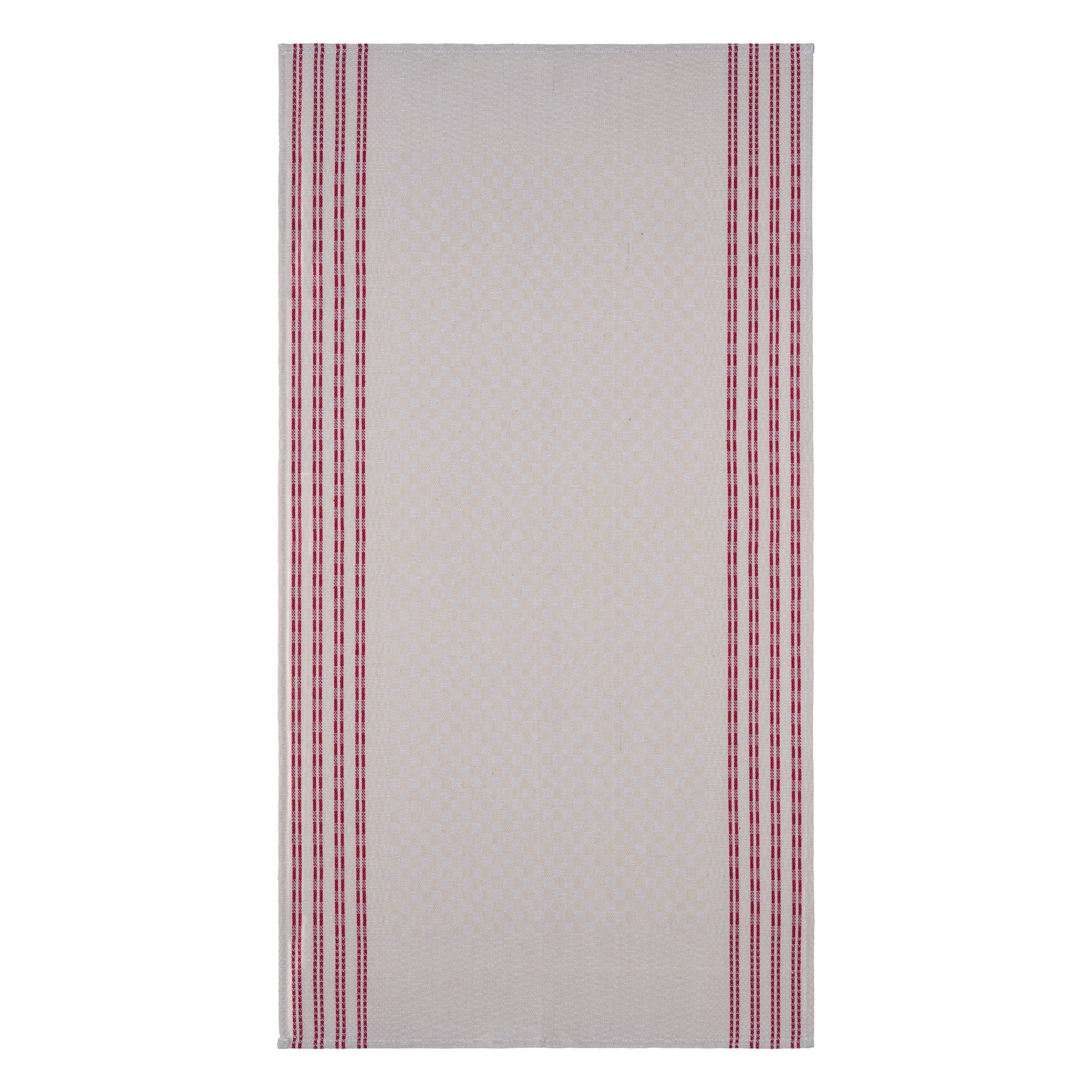 Grubentuch Beige Rot