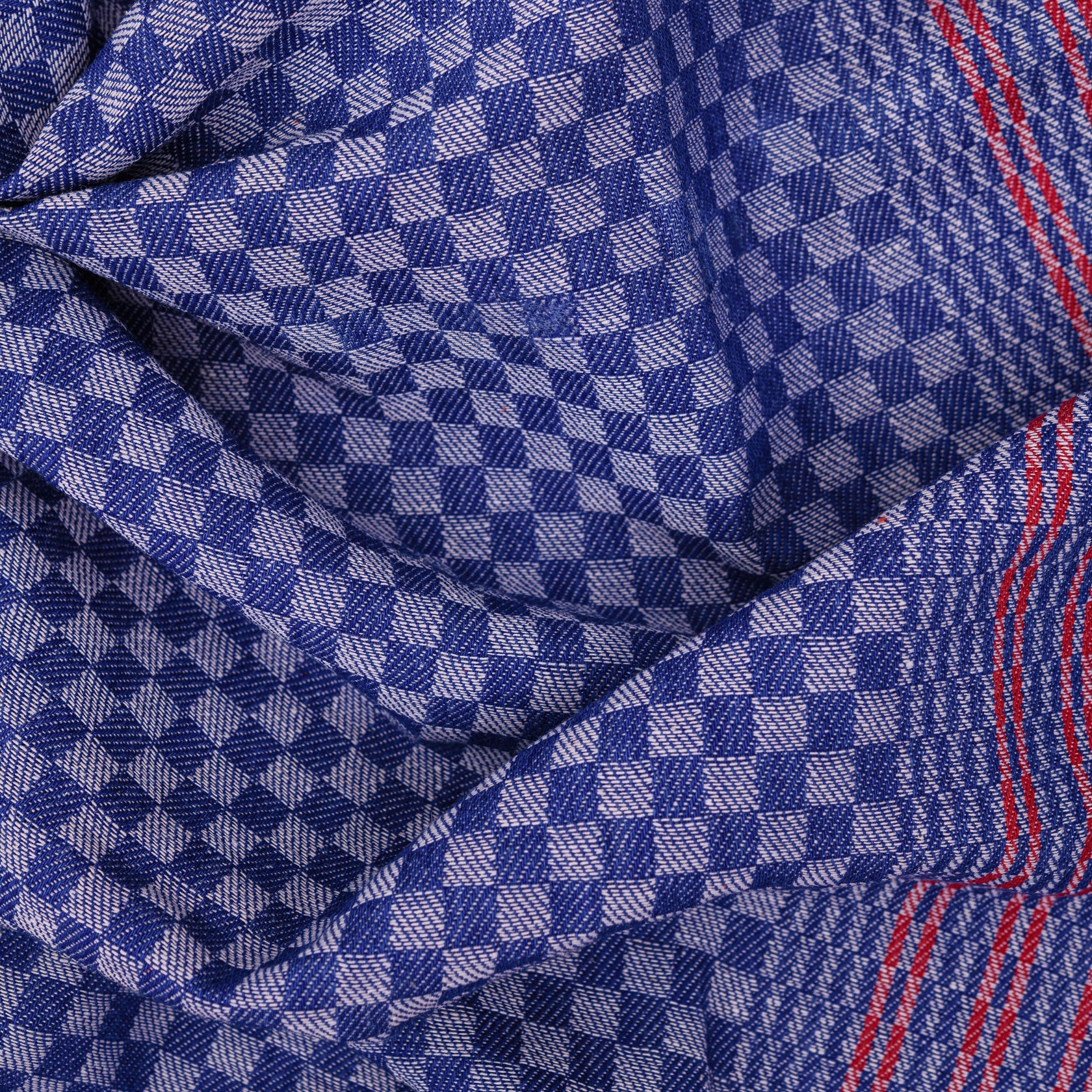 Grubentuch Blau Orange