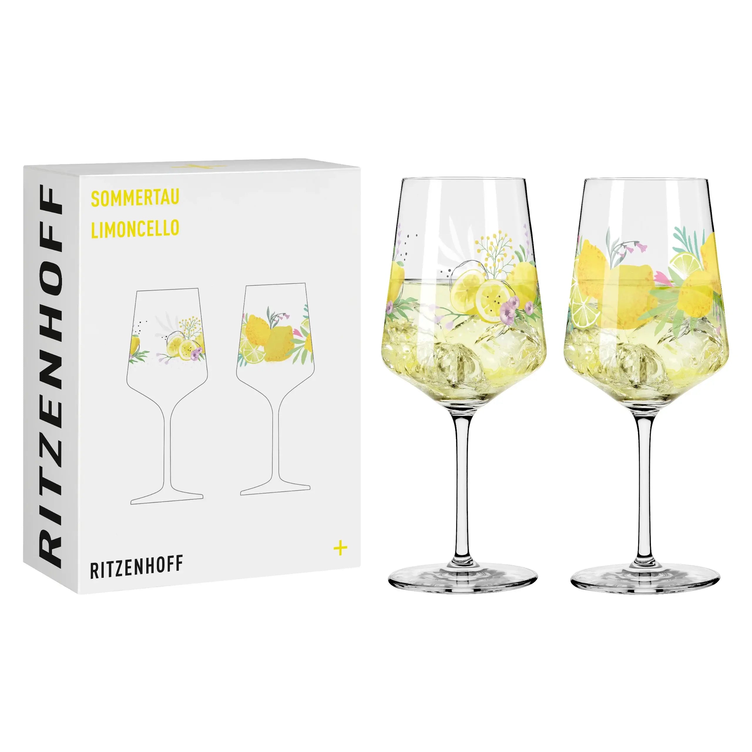 Ritzenhoff Aperitifglas Sommertau Limoncello 2er-Set #19 #20