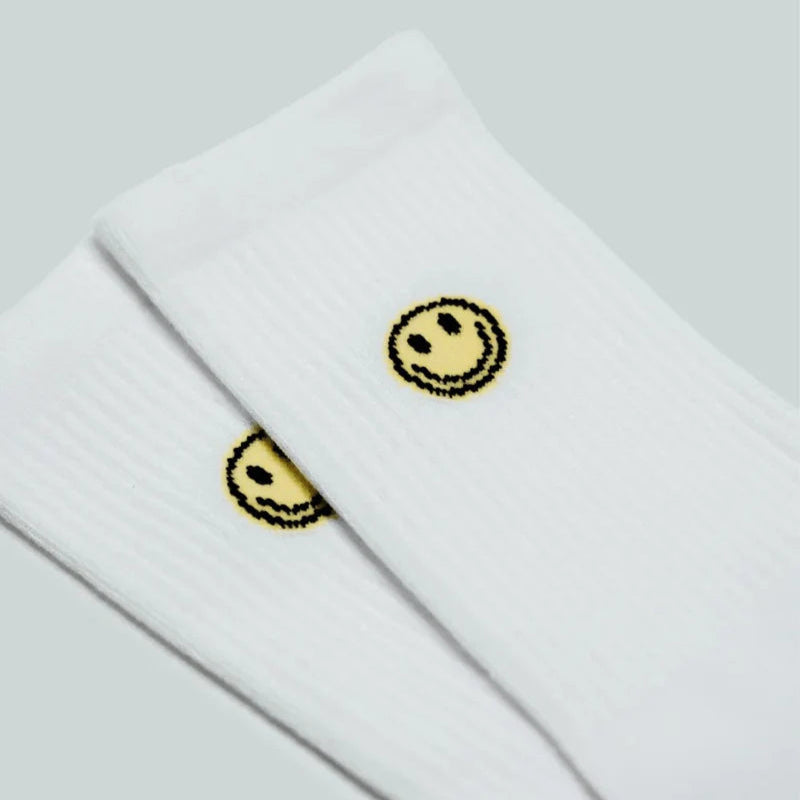 No Bad Days Club Socken Smiley gelb