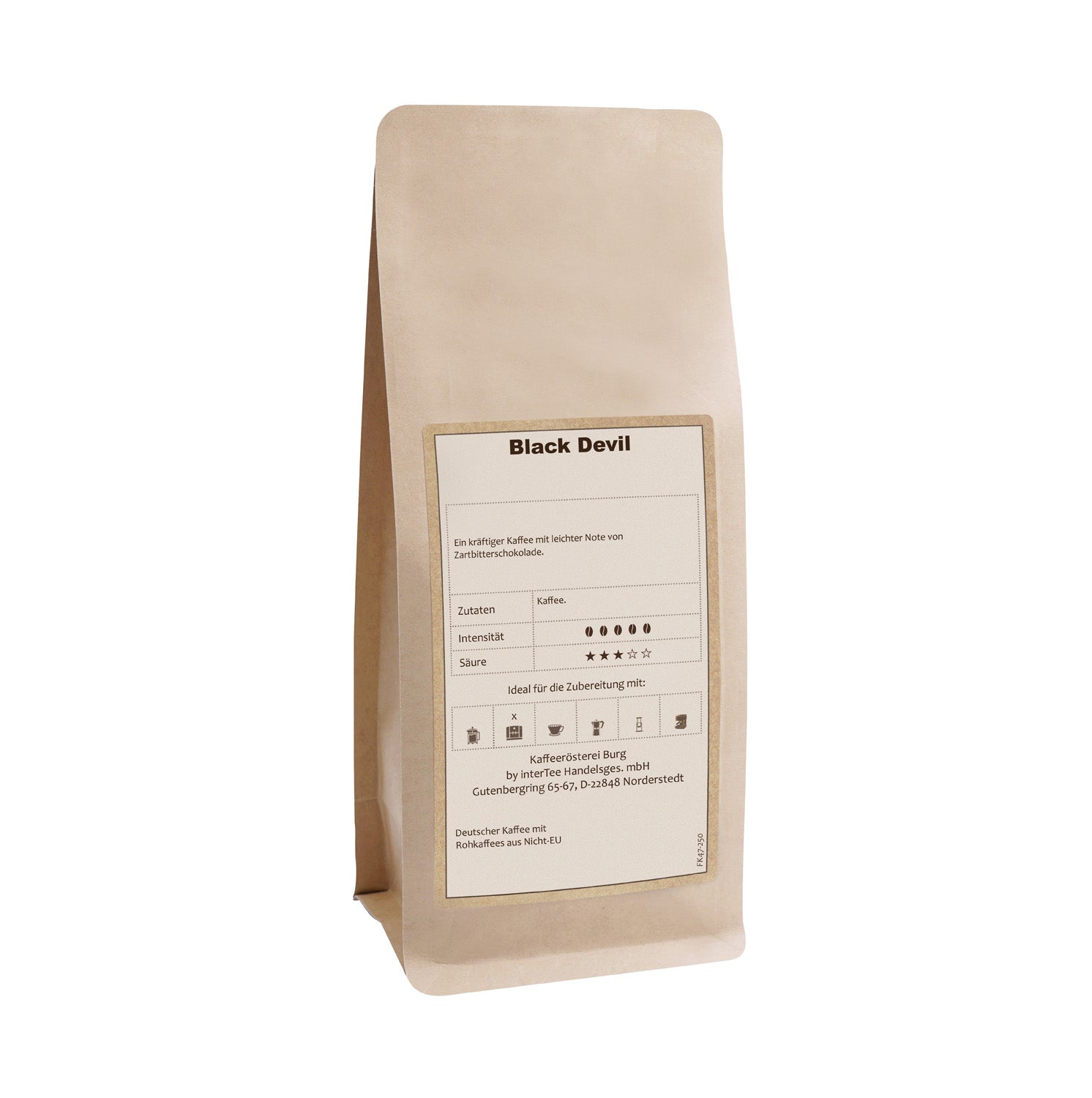 Kaffeerösterei Burg Black Devil
