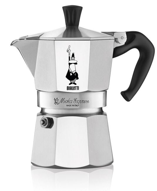 Bialetti Moka Express Espressokocher - Teeliesel 4 Tassen, 6 Tassen, 9 Tassen