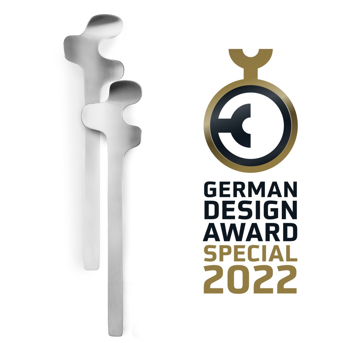 Born in Sweden Leaf Salad Set Steel