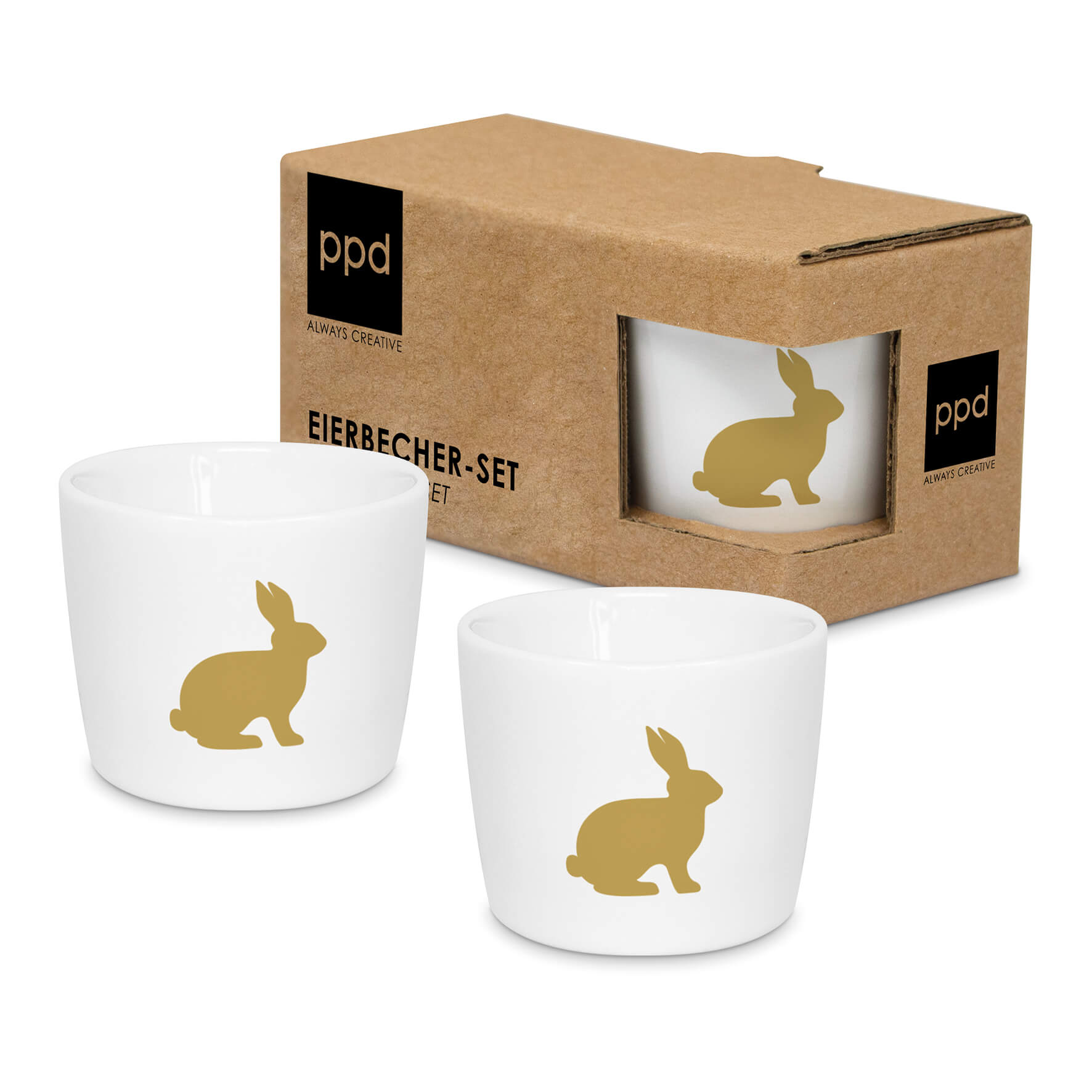 ppd Eierbecher Set Easter gold - Teeliesel  Default Title