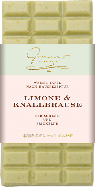 Schokolade Gmeiner Limone Knallbrause