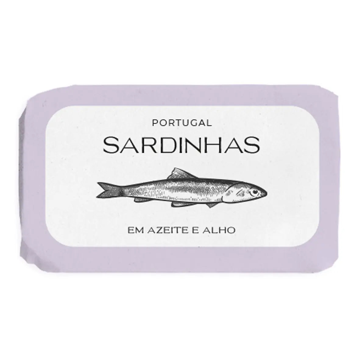 Fischkonserve mit portugiesischen Sardinen eingelegt in Öl und Knoblauch