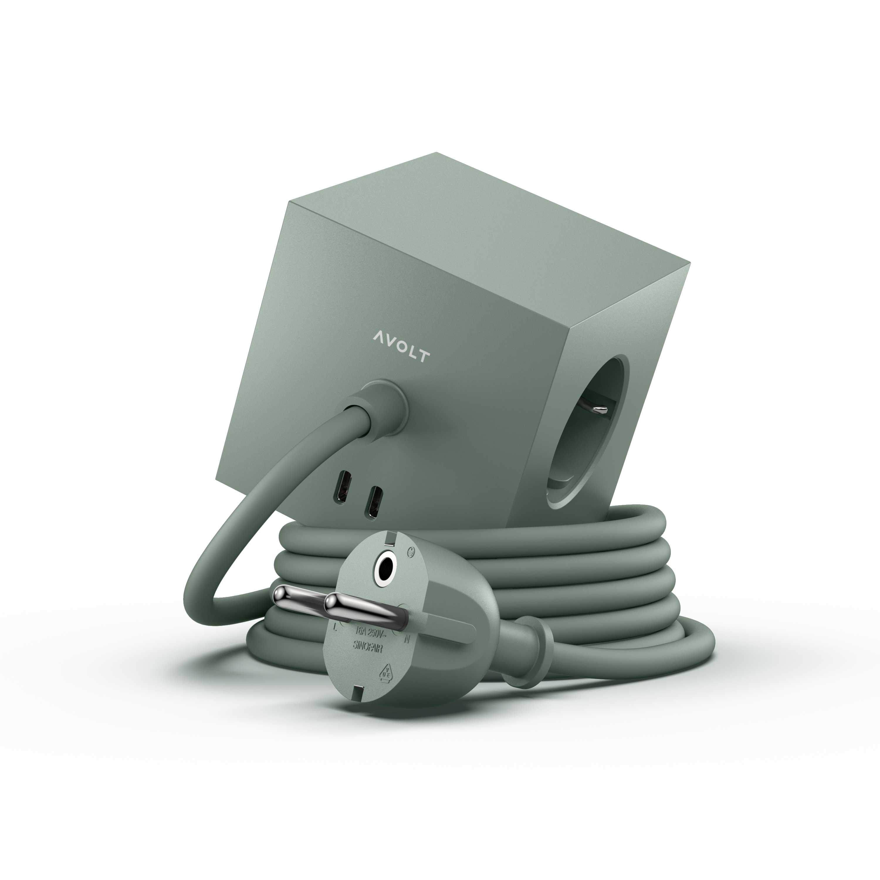AVOLT Square 1 USB-C Oak Green