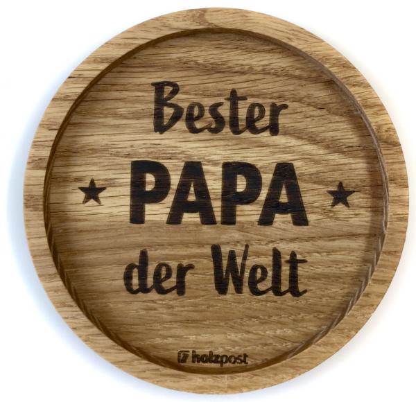 Holzpost Untersetzer Bester PAPA