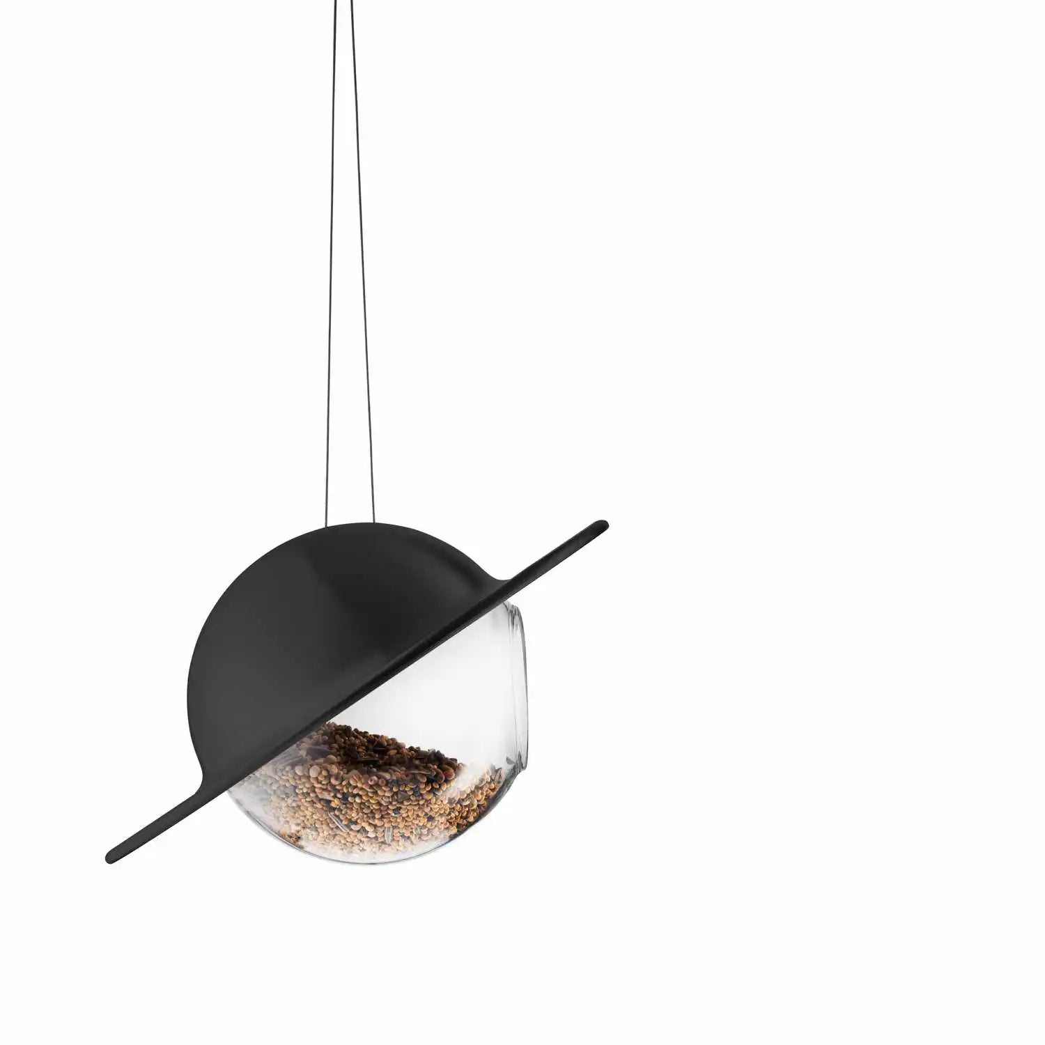 Eva Solo Vogelfutterkugel Saturn, schwarz