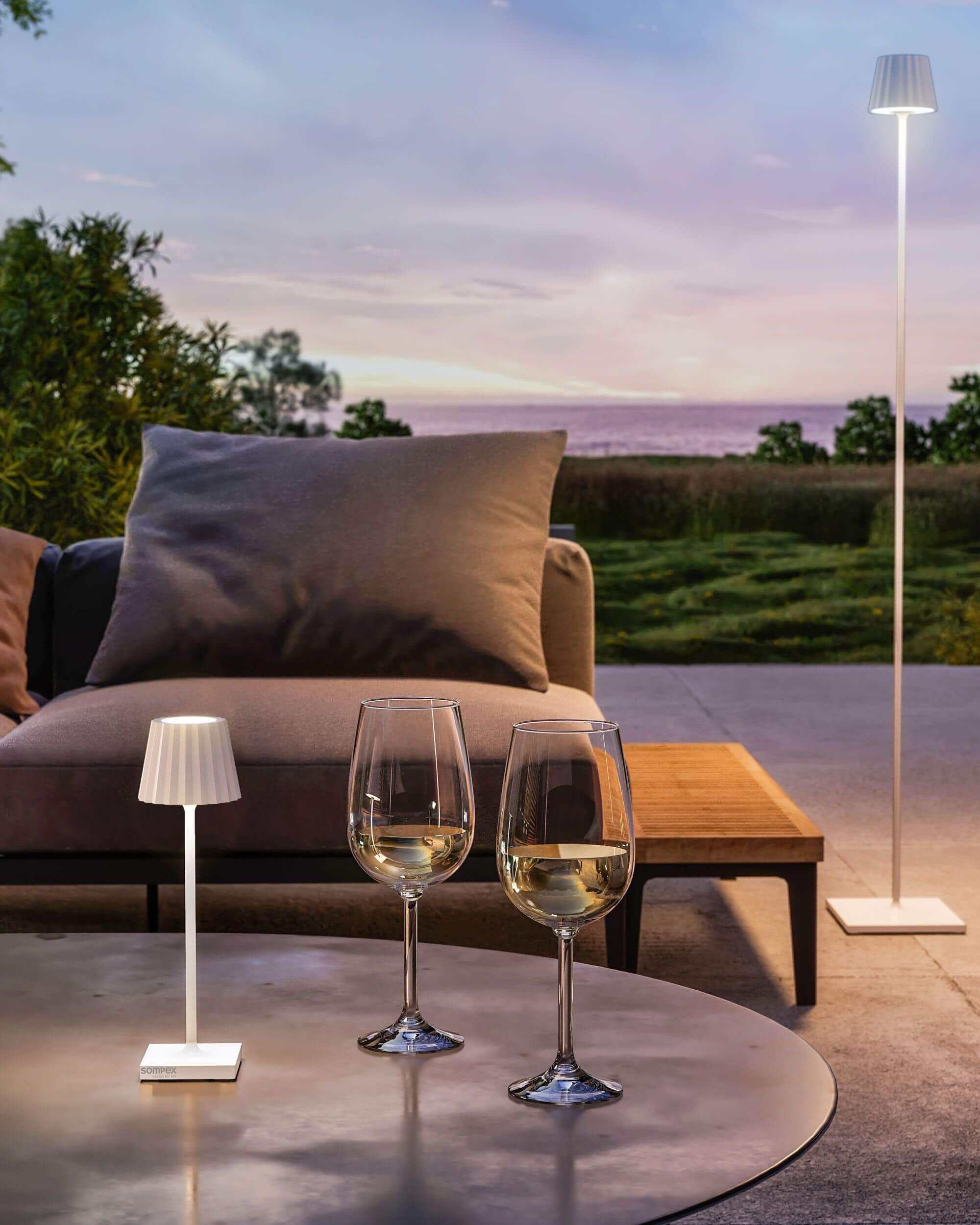 Sompex LED Outdoor Akku-Tischleuchte Troll Nano anthrazit - Teeliesel Default Title