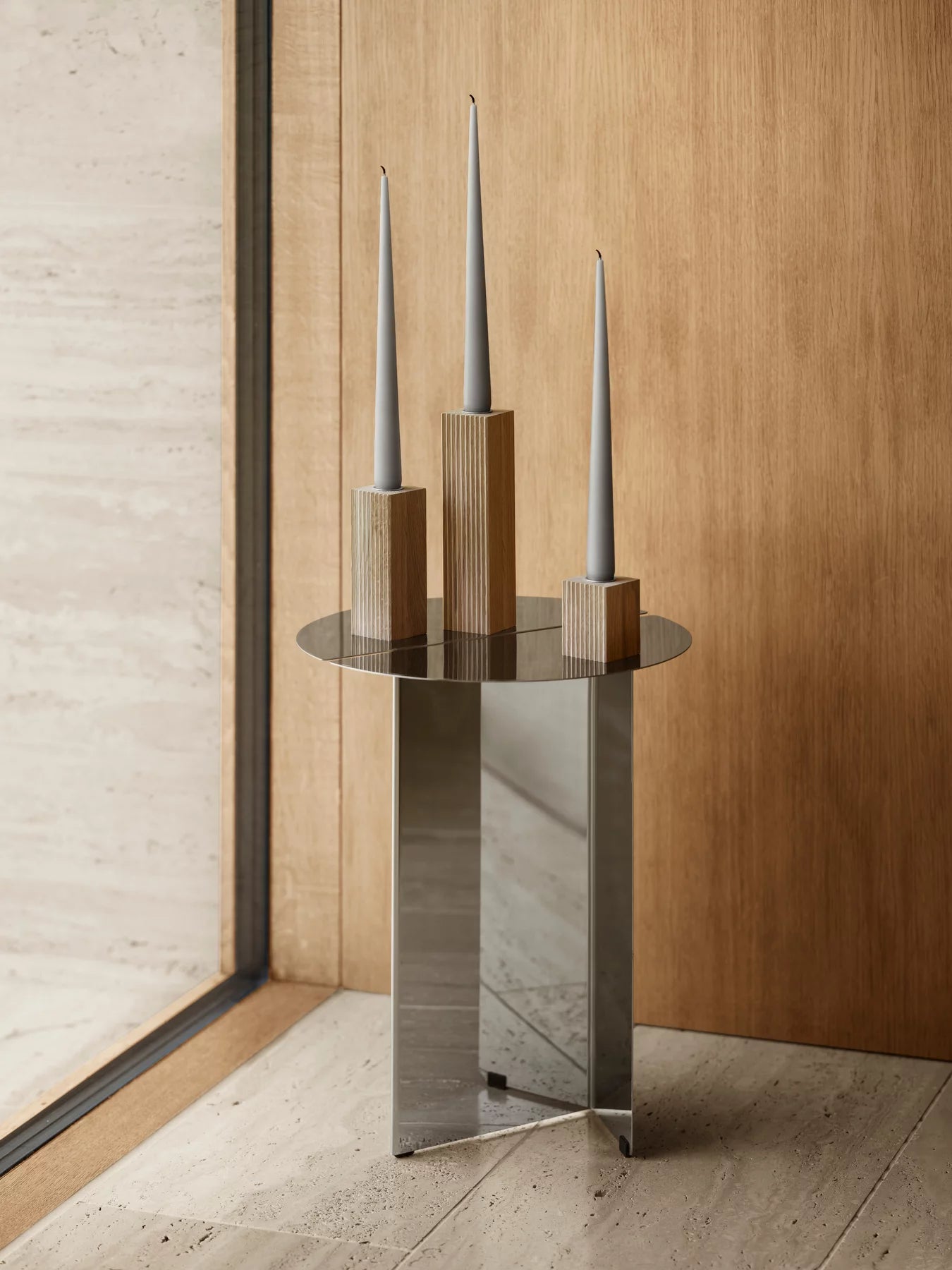 blomus Kerzenhalter –DREVA– Oak, 3 Stk.