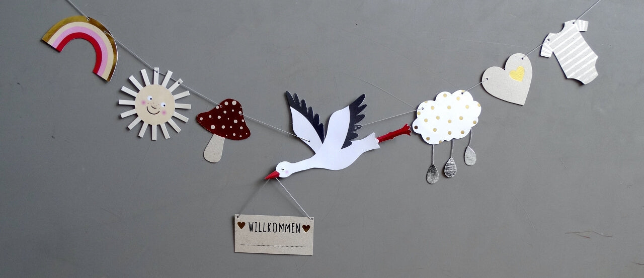 Good old friends Baby Girlande Sonne - Teeliesel Default Title