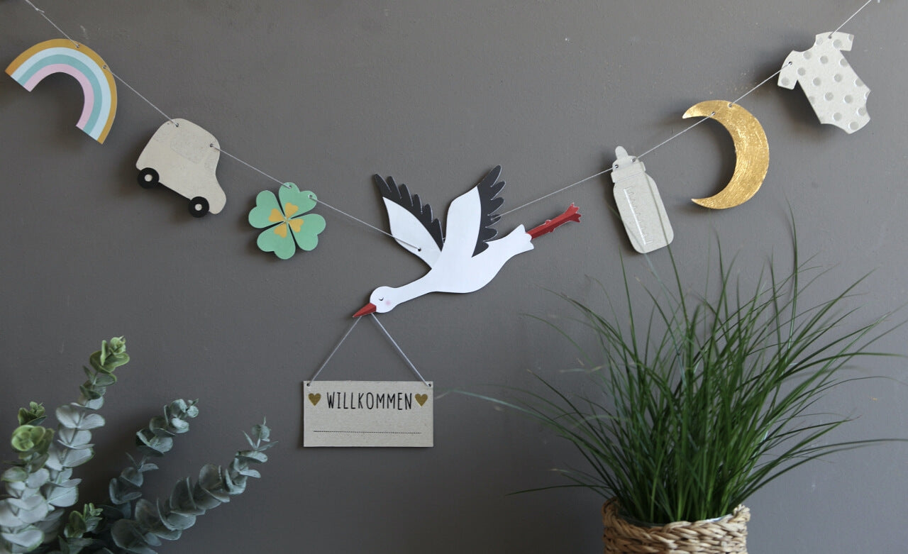 Good old friends Baby Girlande Mond - Teeliesel Default Title