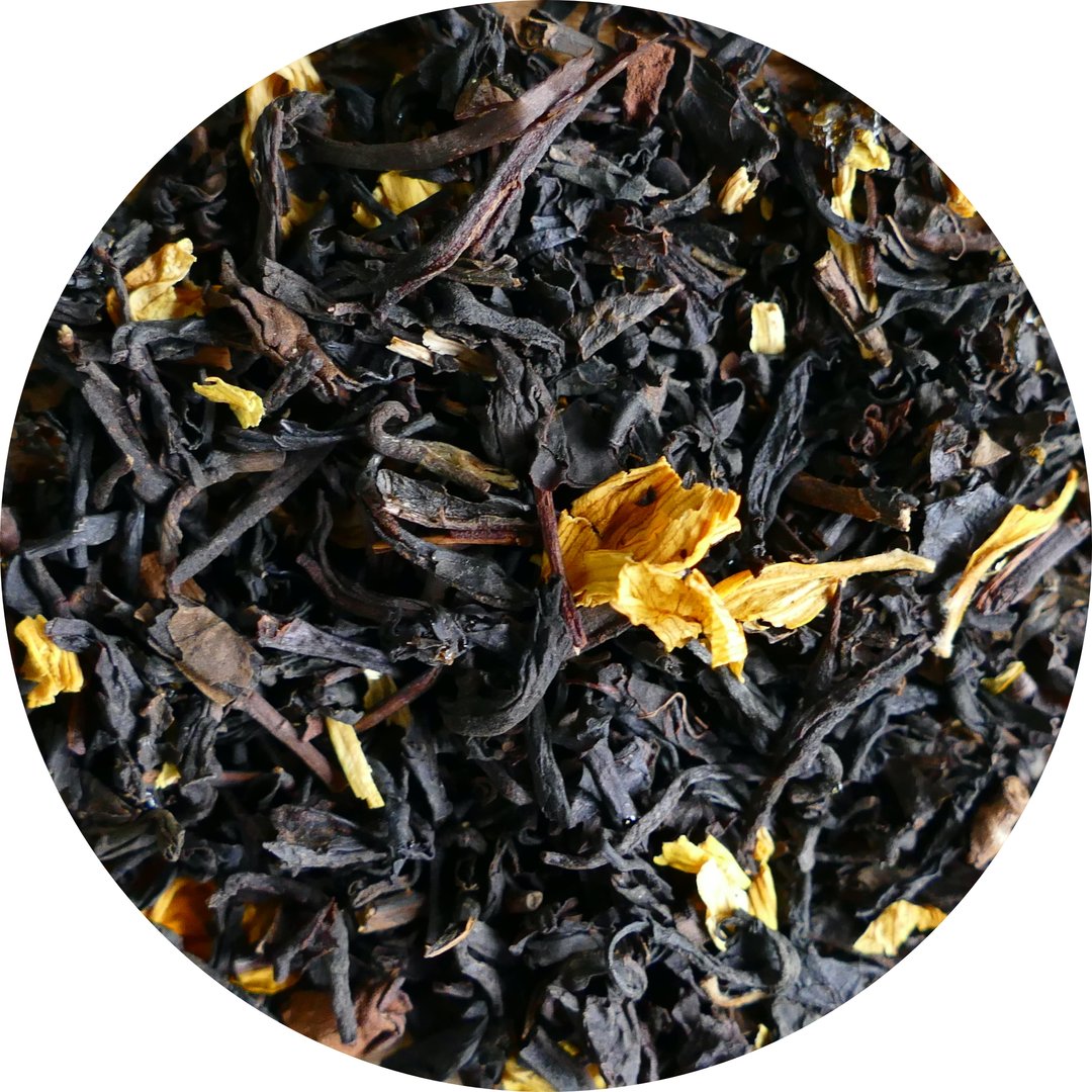 No. 154 Maracuja Royal mit Blüten - Teeliesel 100 g, 250 g