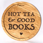 Holzpost Untersetzer Books - Teeliesel Default Title