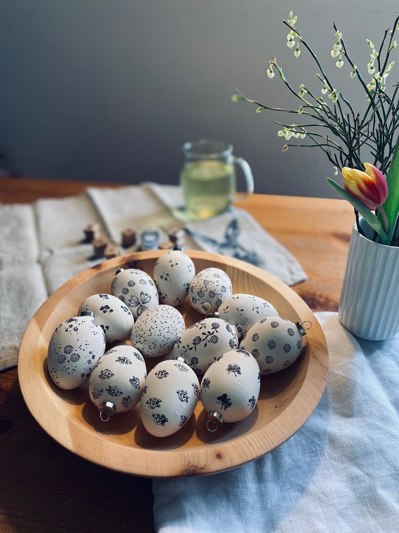 Eier aus roher, weißer Terrakotta - Teeliesel Default Title