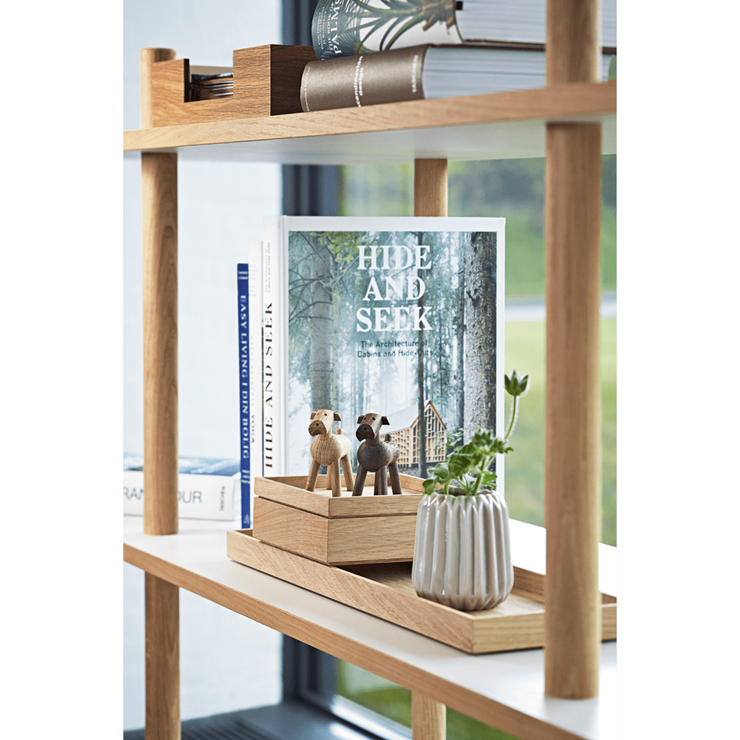 Kay Bojesen Hund Tim, dunkles Holz