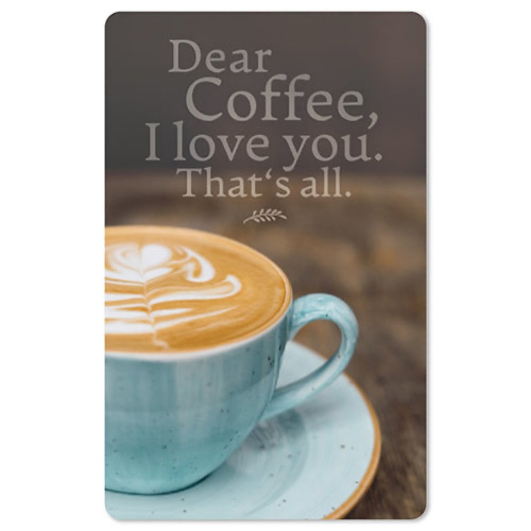 Lunacard Mini Postkarte Dear coffee - Teeliesel  Default Title