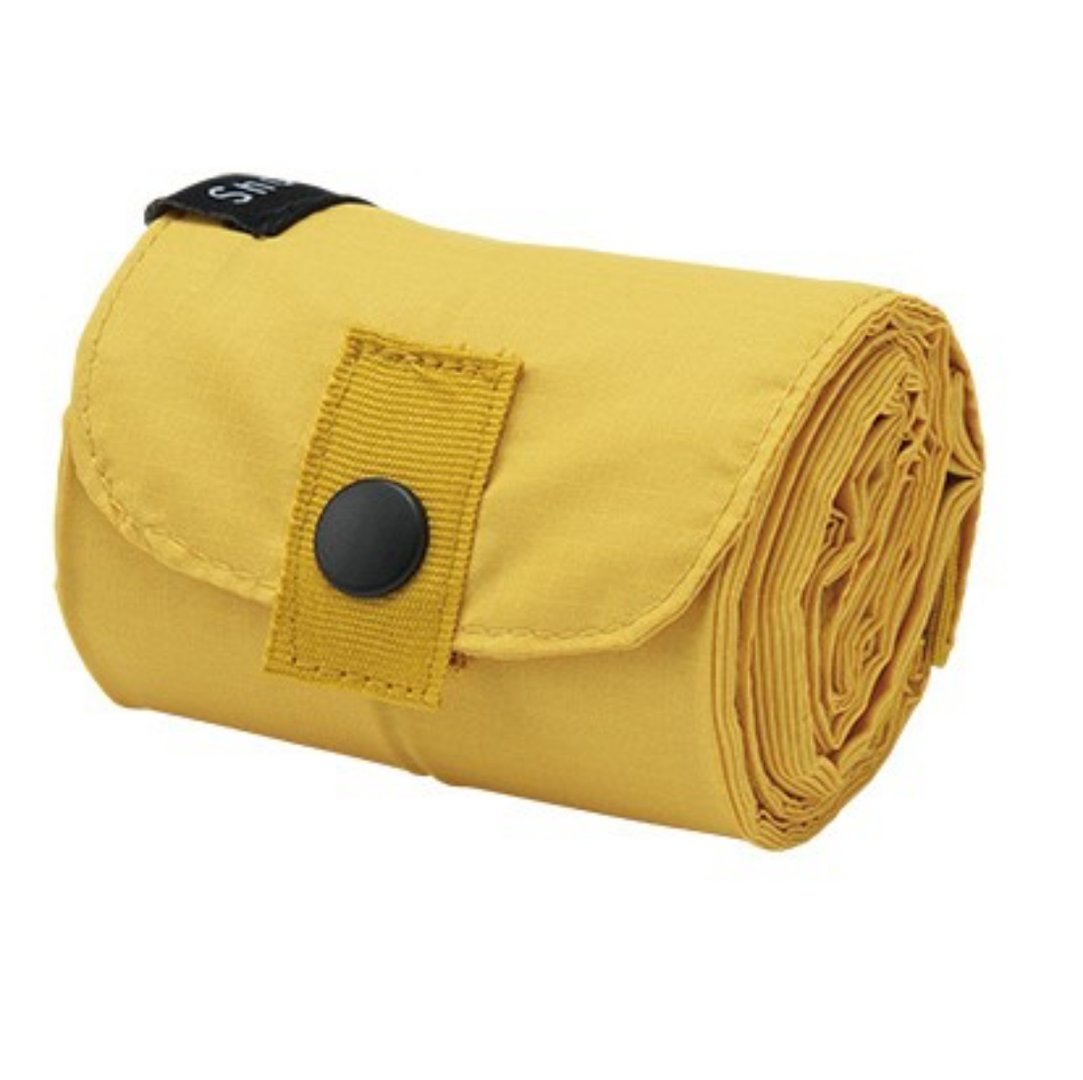 Shupatto Compact One-Pull faltbare Tasche M Mustard Karashi - Teeliesel Default Title
