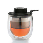 finum Teeglas 130ml mit Filter - Teeliesel Default Title