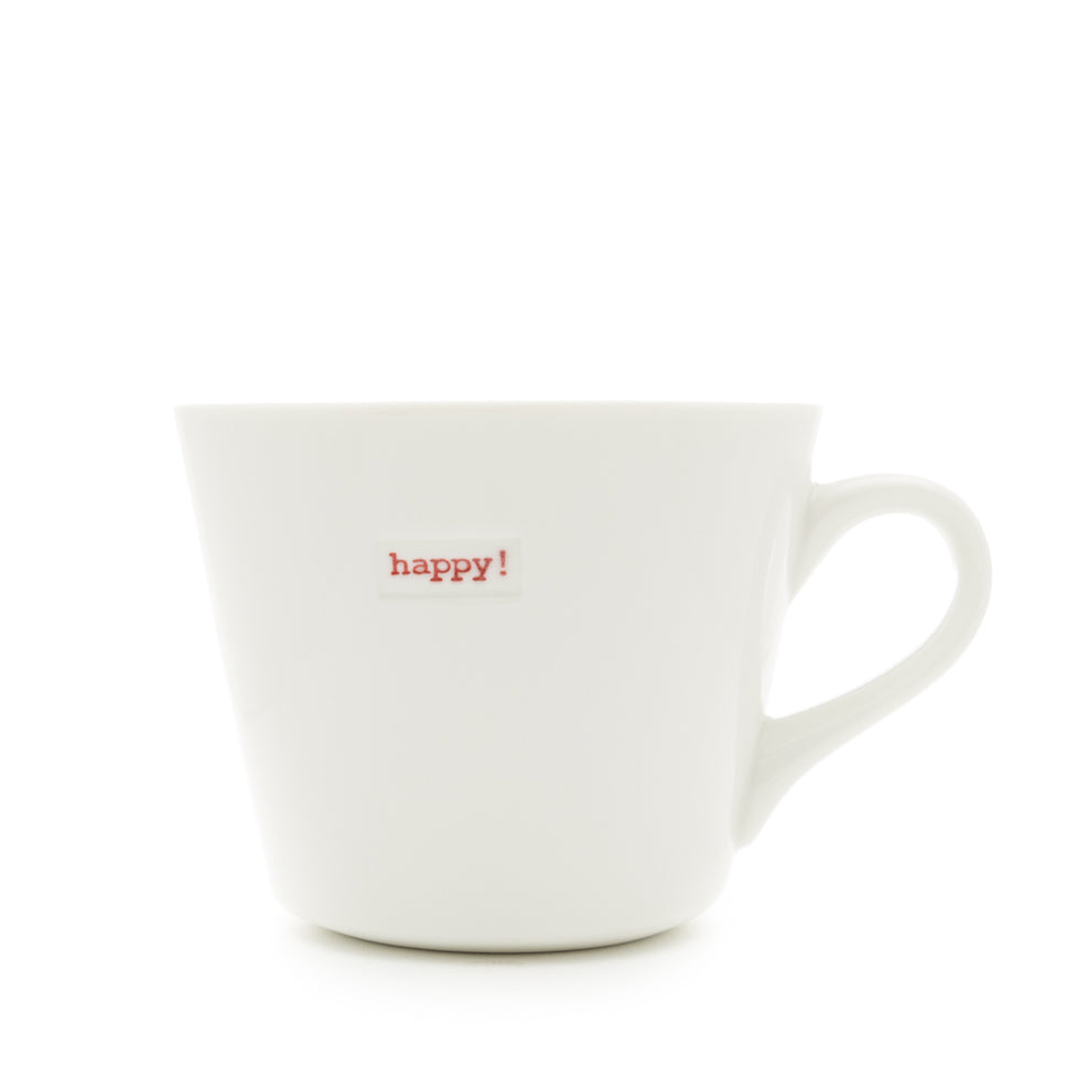 Keith Brymer Jones Tasse happy (red) - Teeliesel  Default Title