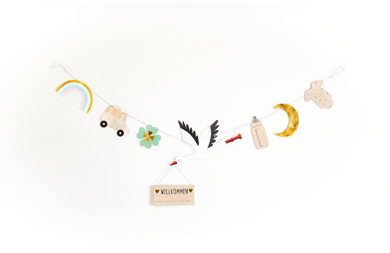 Good old friends Baby Girlande Mond - Teeliesel Default Title