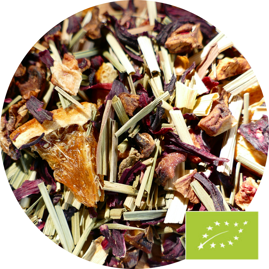 No. 725 Sonnentee Erdbeer Orange Bio DE-ÖKO-003 - Teeliesel 100 g, 250 g