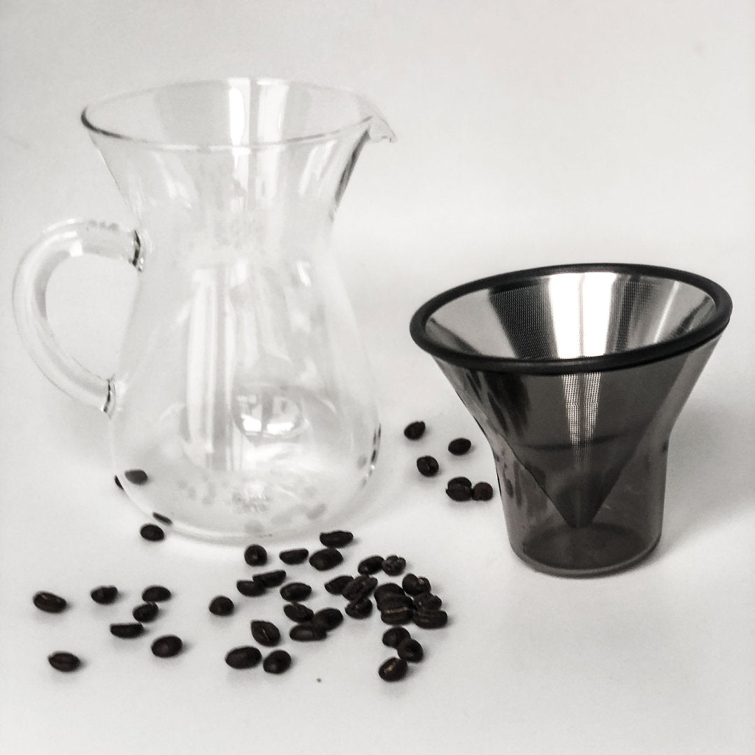 Kinto Filterkaffee-Set mit Edelstahlfilter 300 ml - Teeliesel Default Title