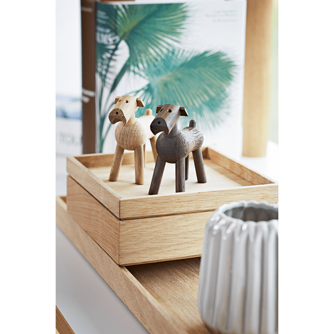 Kay Bojesen Hund Tim, dunkles Holz