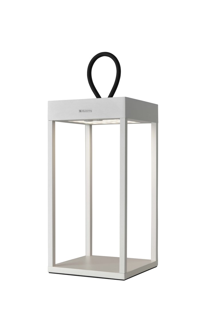 Musterring Laterne GRACE weiß 30 cm - Teeliesel  Default Title