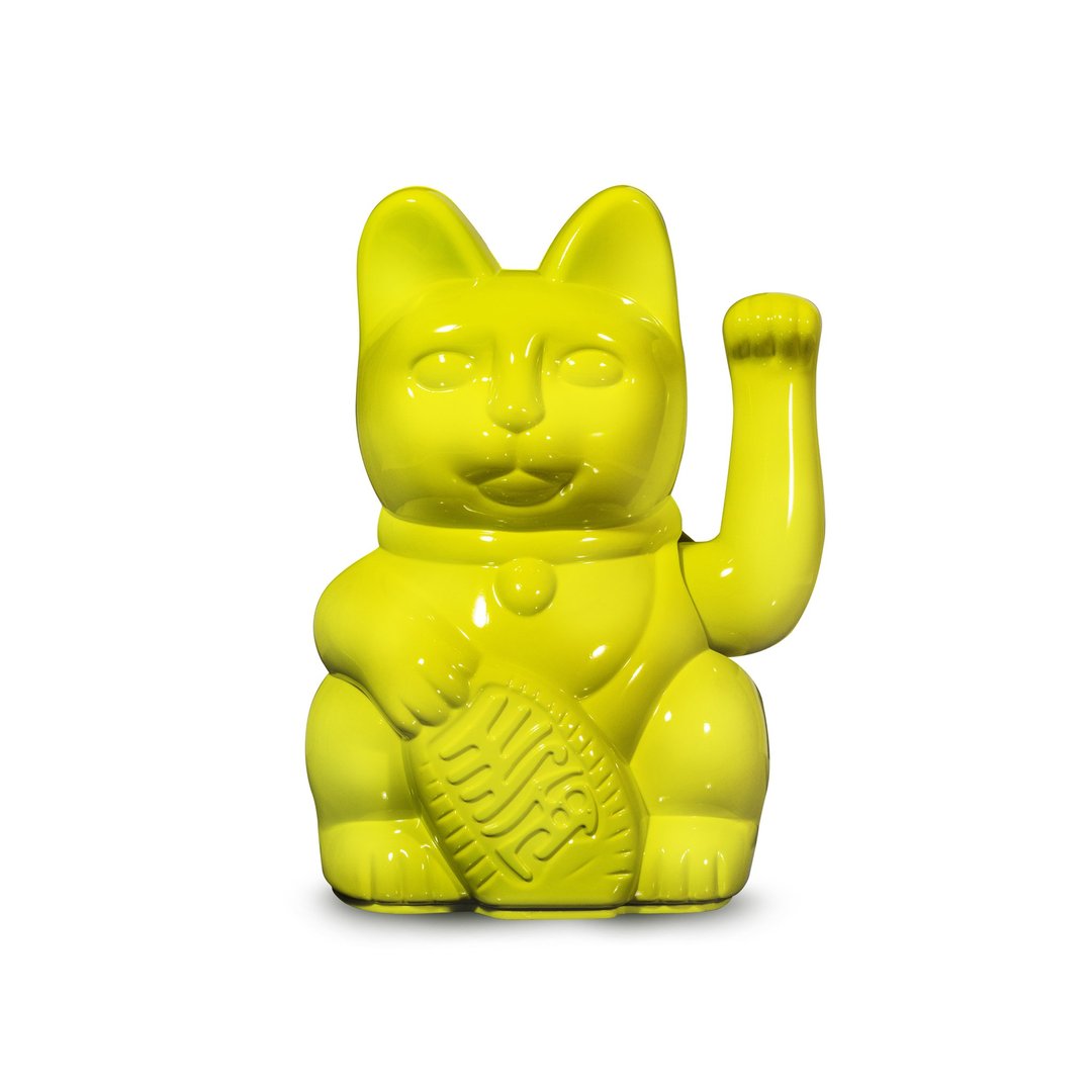Donkey Lucky Cat - Winkekatze - glossy yellow - Teeliesel  Default Title