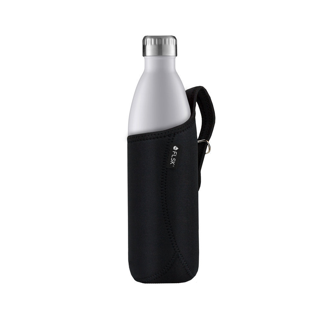 FLSK NPRN 1000 ml - schwarze Neoprentasche für FLSK Flaschen