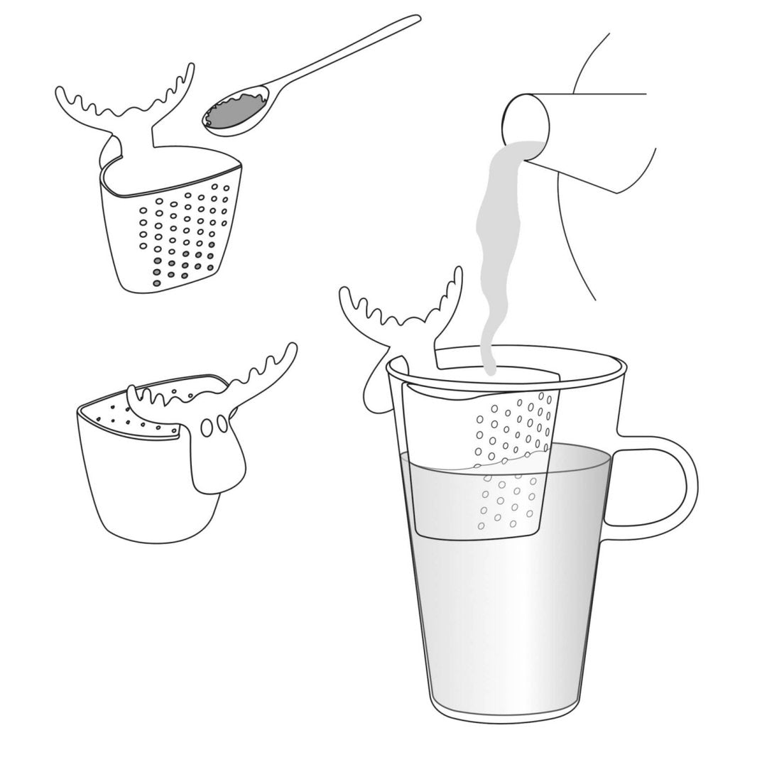 RUDOLF-Teesieb cosmos black - Teeliesel Default Title