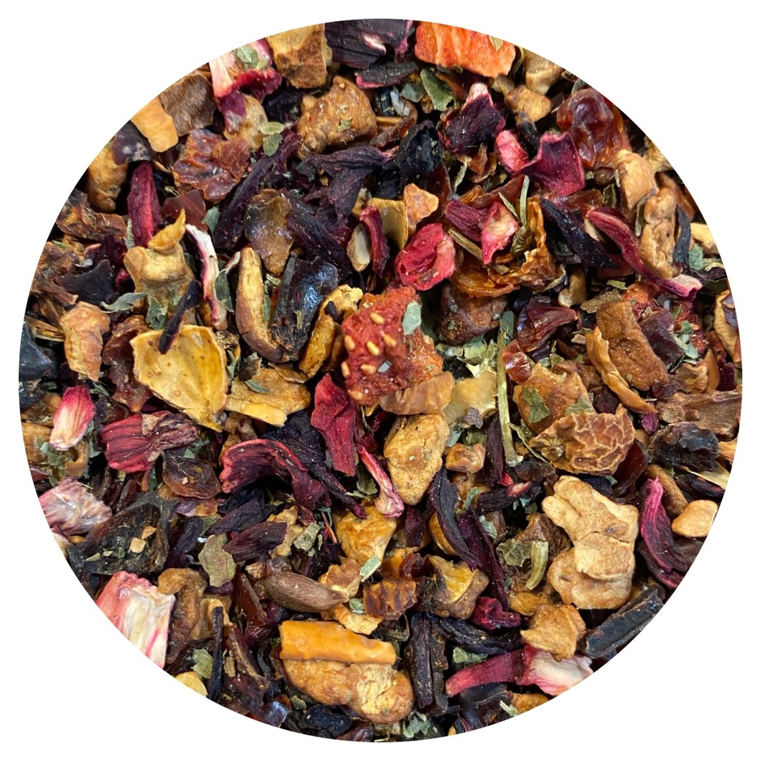 No. 761 Früchtetee Erdbeer-Sahne 100g - Teeliesel Default Title