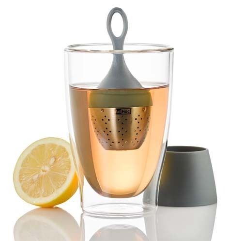 AdHoc Schwimmender Teefilter FLOATEA, grau - Teeliesel Default Title