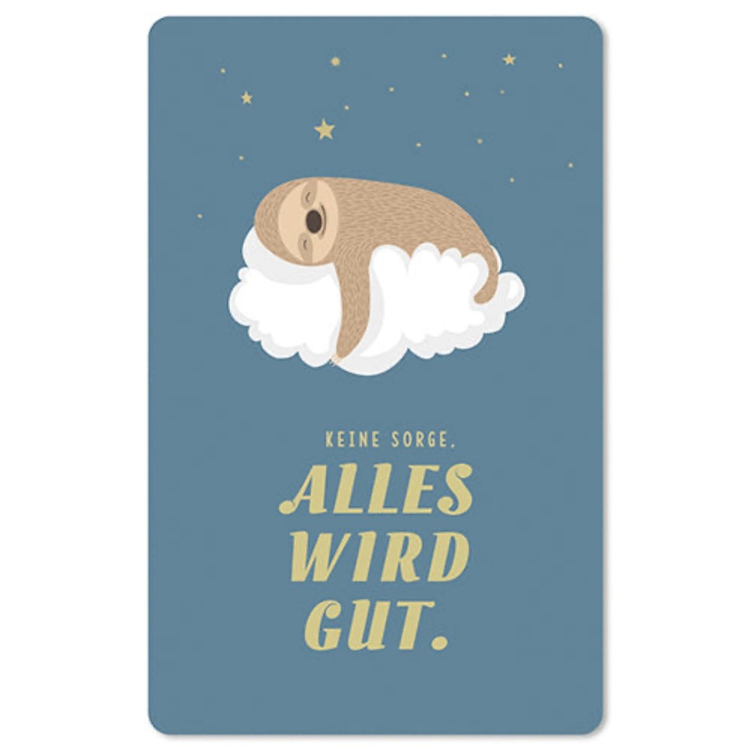 chic mic Mini Postkarte Alles wird gut - Teeliesel Default Title