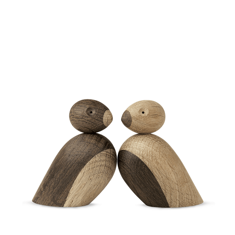 Kay Bojesen - Spatzenpärchen - Teeliesel Default Title