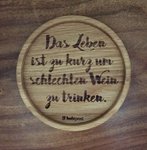 Holzpost Schlechten Wein - Teeliesel Default Title