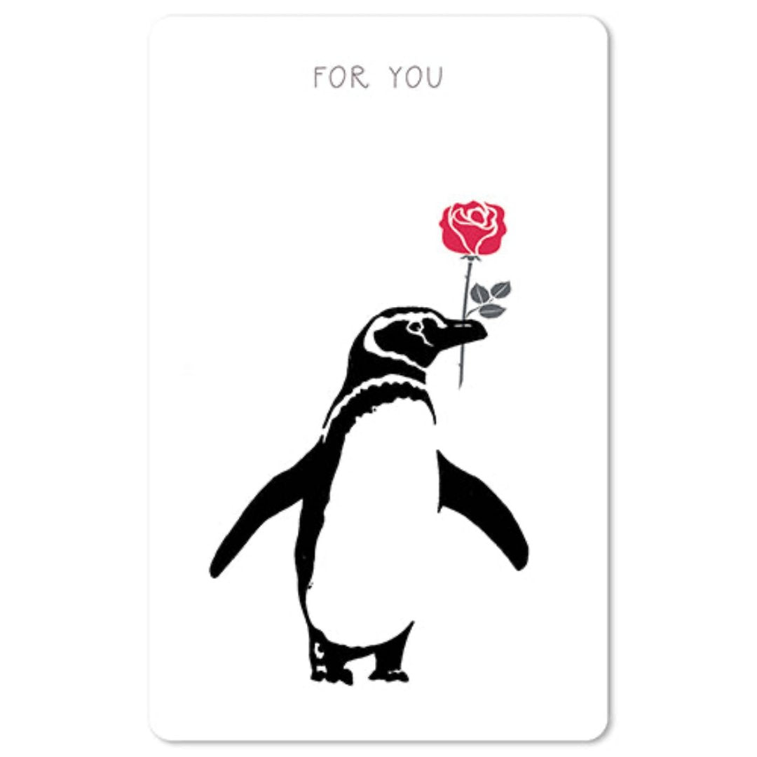 Lunacard Mini Postkarte Pinguin - Teeliesel  Default Title