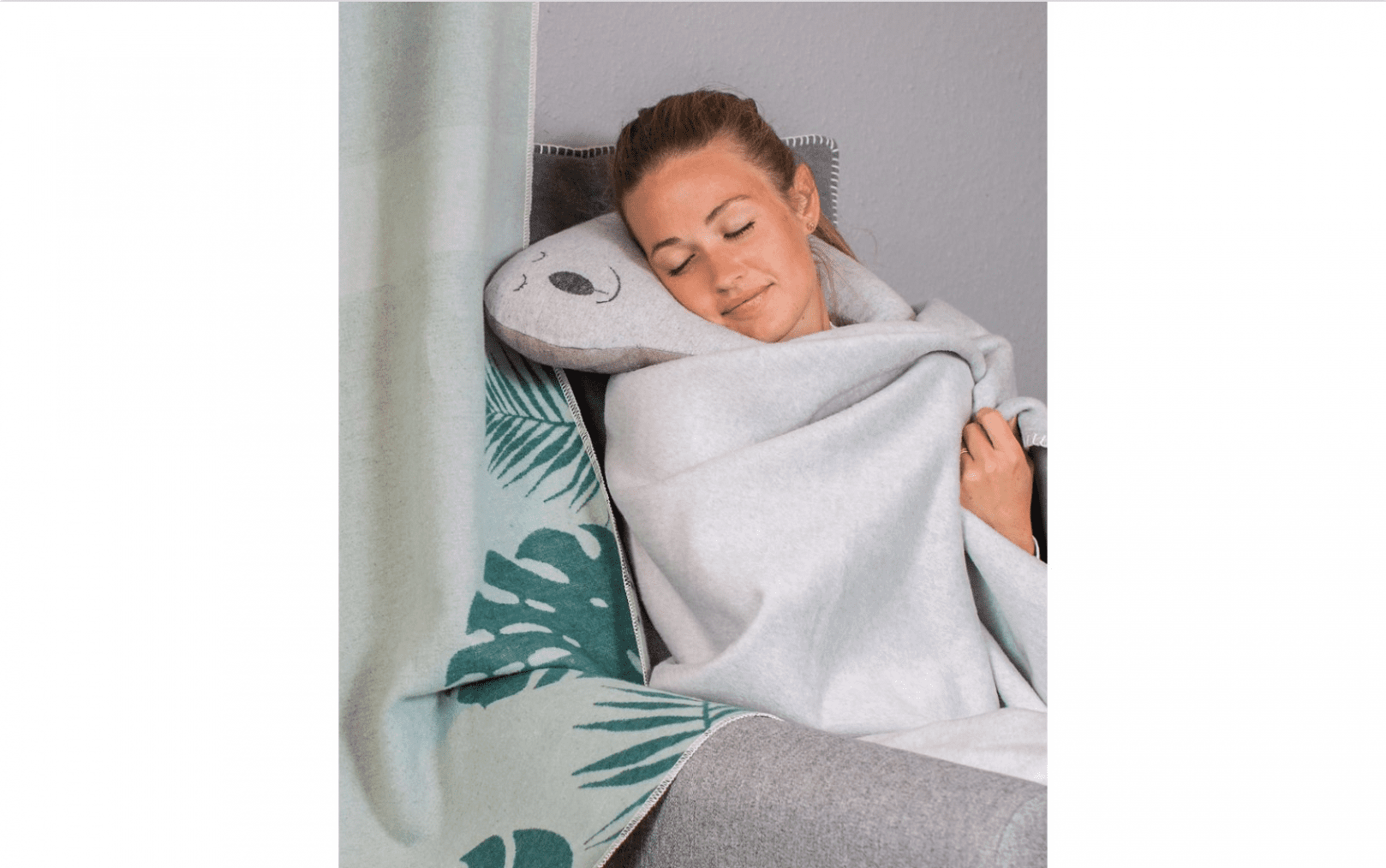 David Fussenegger JUWEL Kissen “Faultier” inkl. Füllung - Teeliesel Default Title