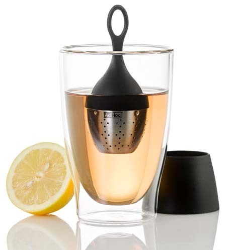 AdHoc Schwimmender Teefilter FLOATEA, schwarz - Teeliesel Default Title