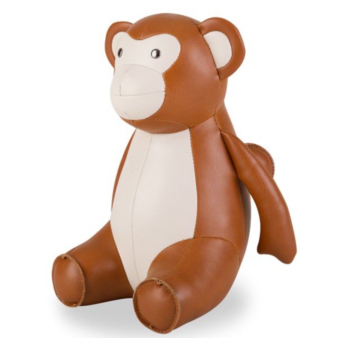 Züny Affe braun-weiß Buchstütze 1kg - Teeliesel Default Title