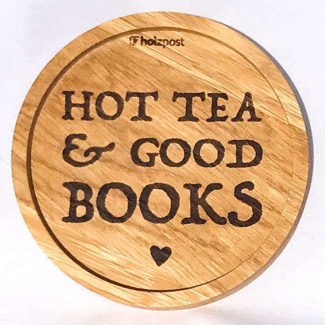 Holzpost Untersetzer Books - Teeliesel Default Title