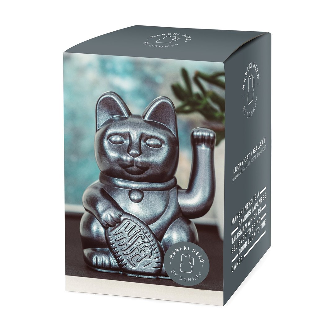 Donkey Lucky Cat - Winkekatze - galaxy - Teeliesel Default Title