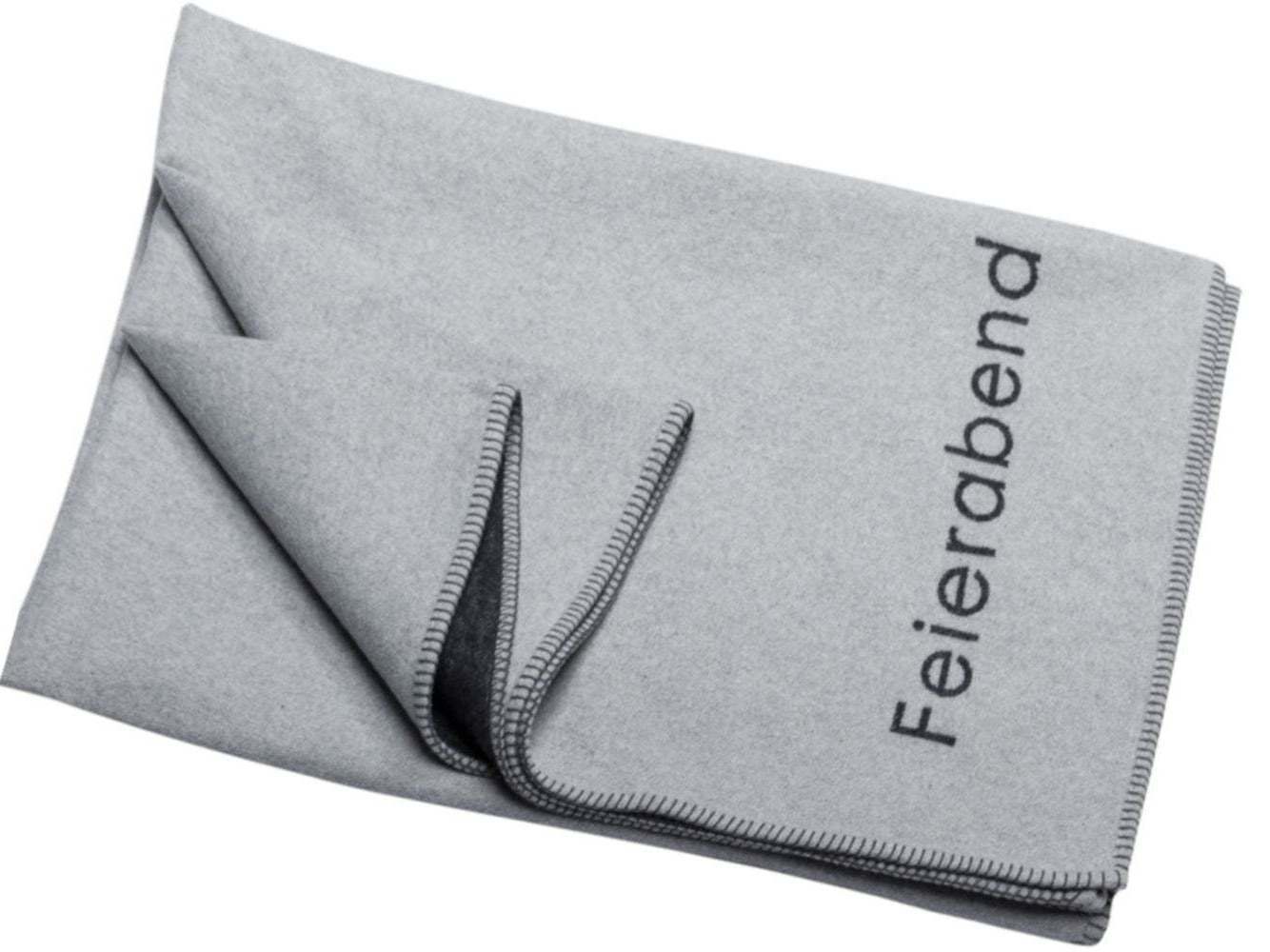 David Fussenegger SYLT Baumwolldecke Feierabend filz - Teeliesel  Default Title