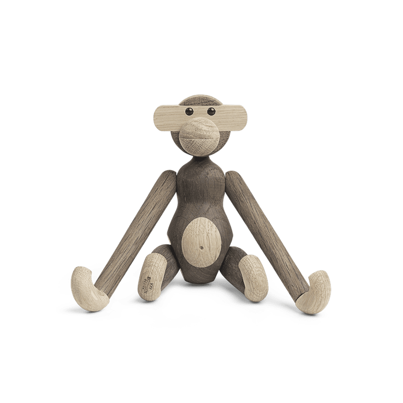 Kay Bojesen Affe, klein, Räuchereiche - Teeliesel Default Title